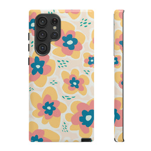 Yellow Happy Flower - Protective Phone Case