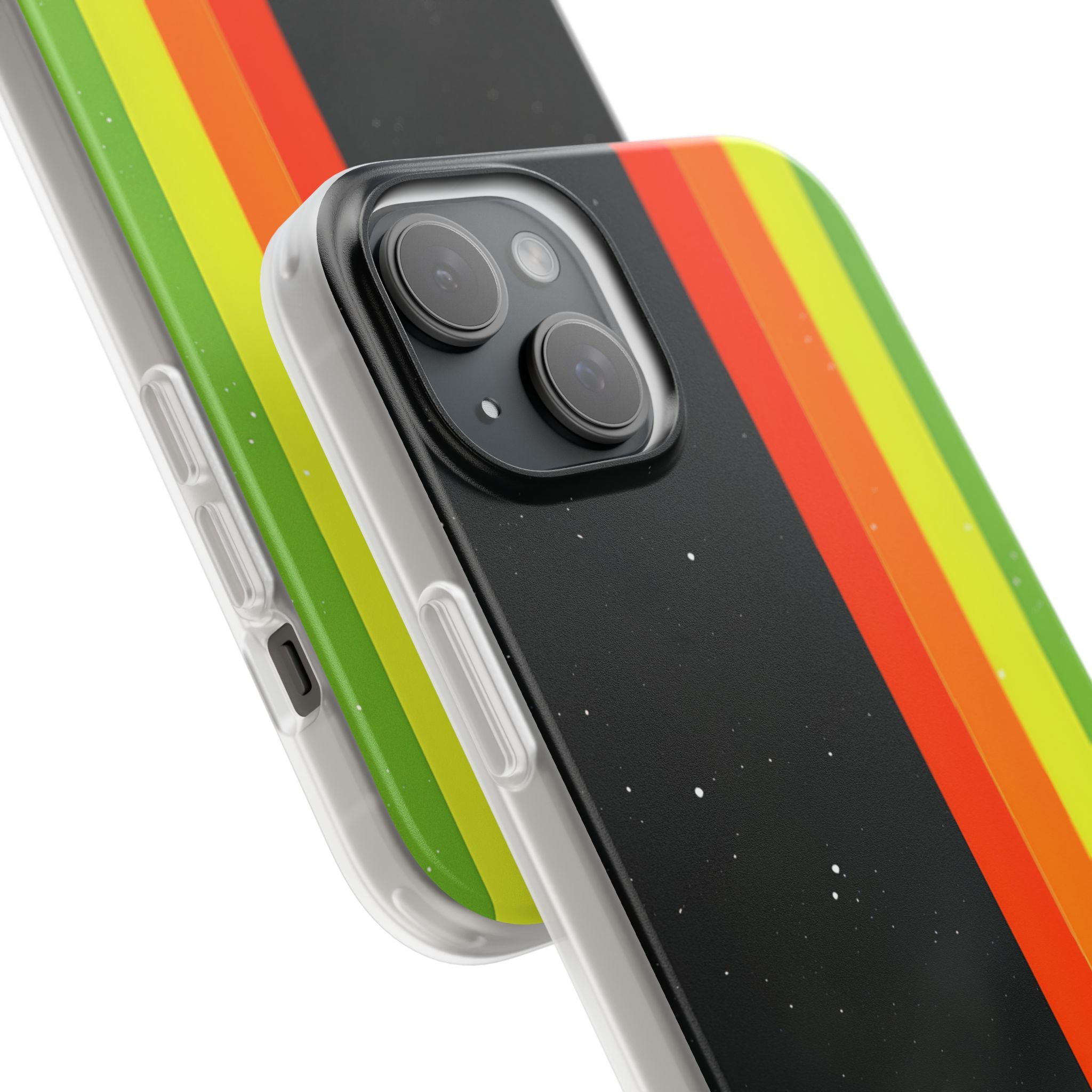 Celestial Stripes iPhone 15 Plus Case - Soft