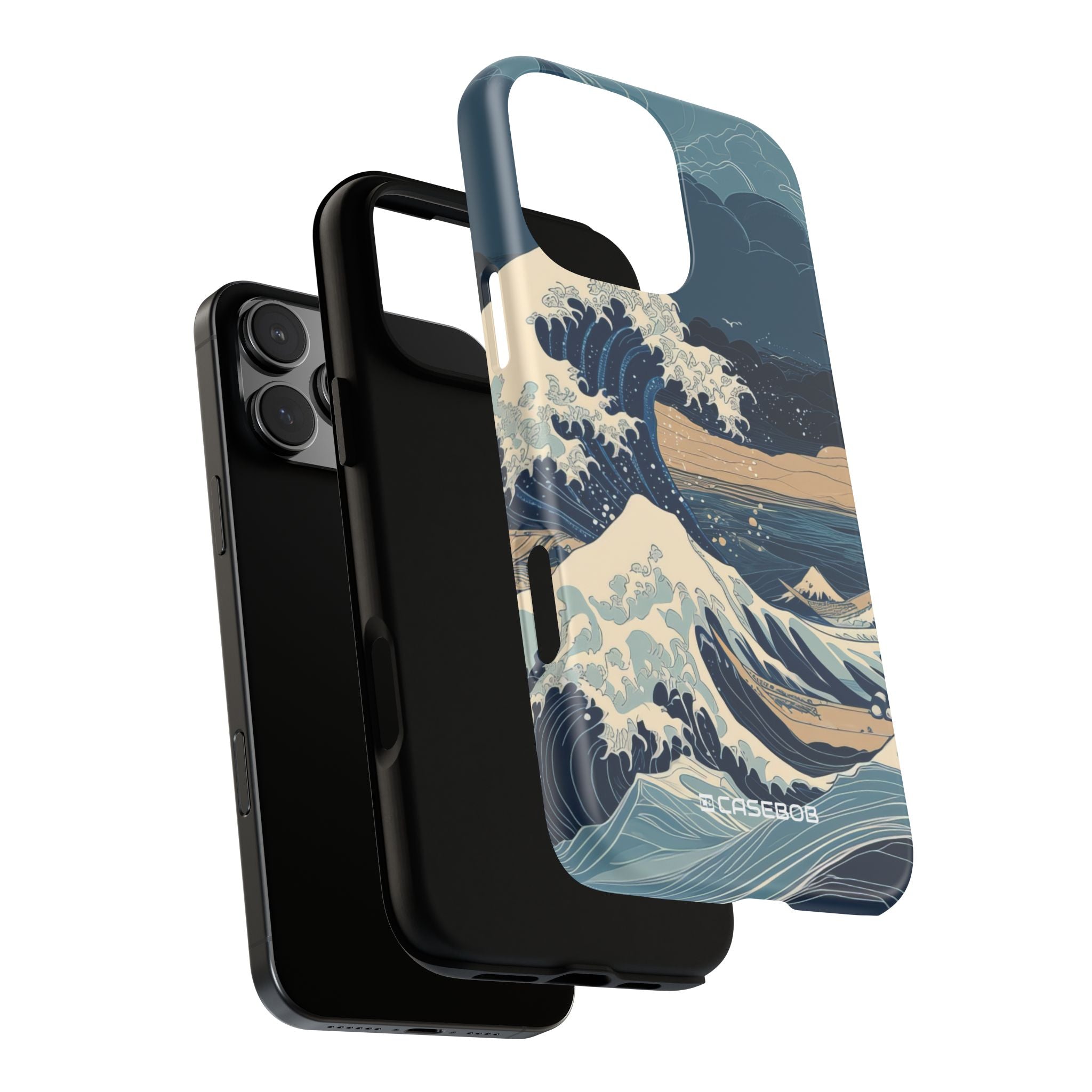 Ocean's Majesty: Ukiyo-e Waves - for iPhone 16