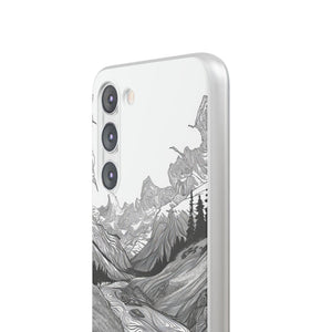 Monochrome Serenity | Flexible Phone Case for Samsung Galaxy