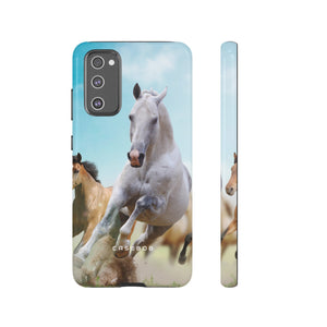 Blue Sky Horses - Protective Phone Case