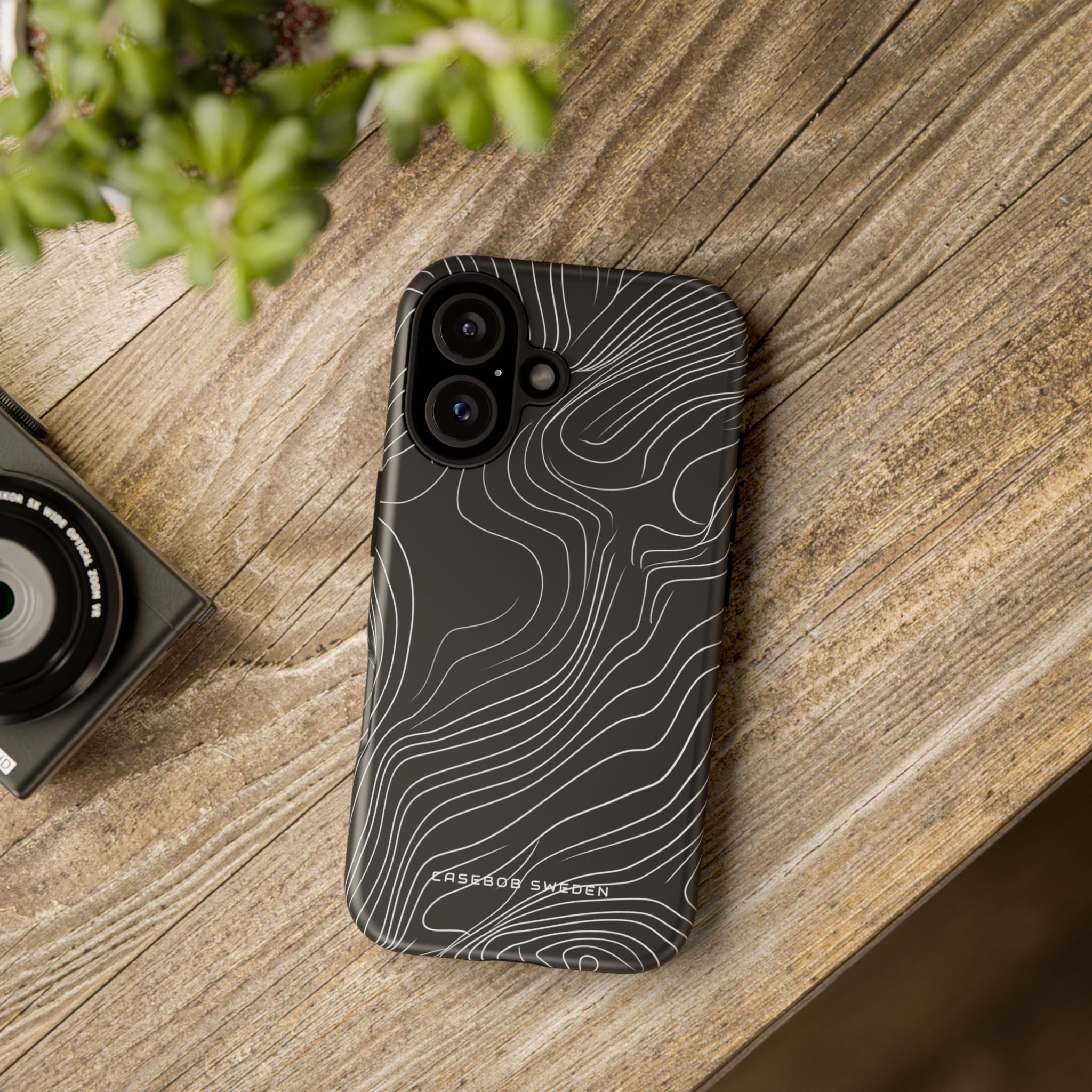 Contour Waveform Flow iPhone 16 - Tough Phone Case