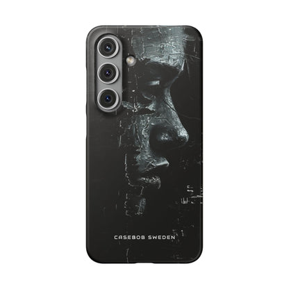 Monochrome Bloom Samsung S24 - Slim Phone Case