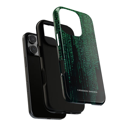 Matrix Gradient Flow iPhone 16 - Tough Phone Case