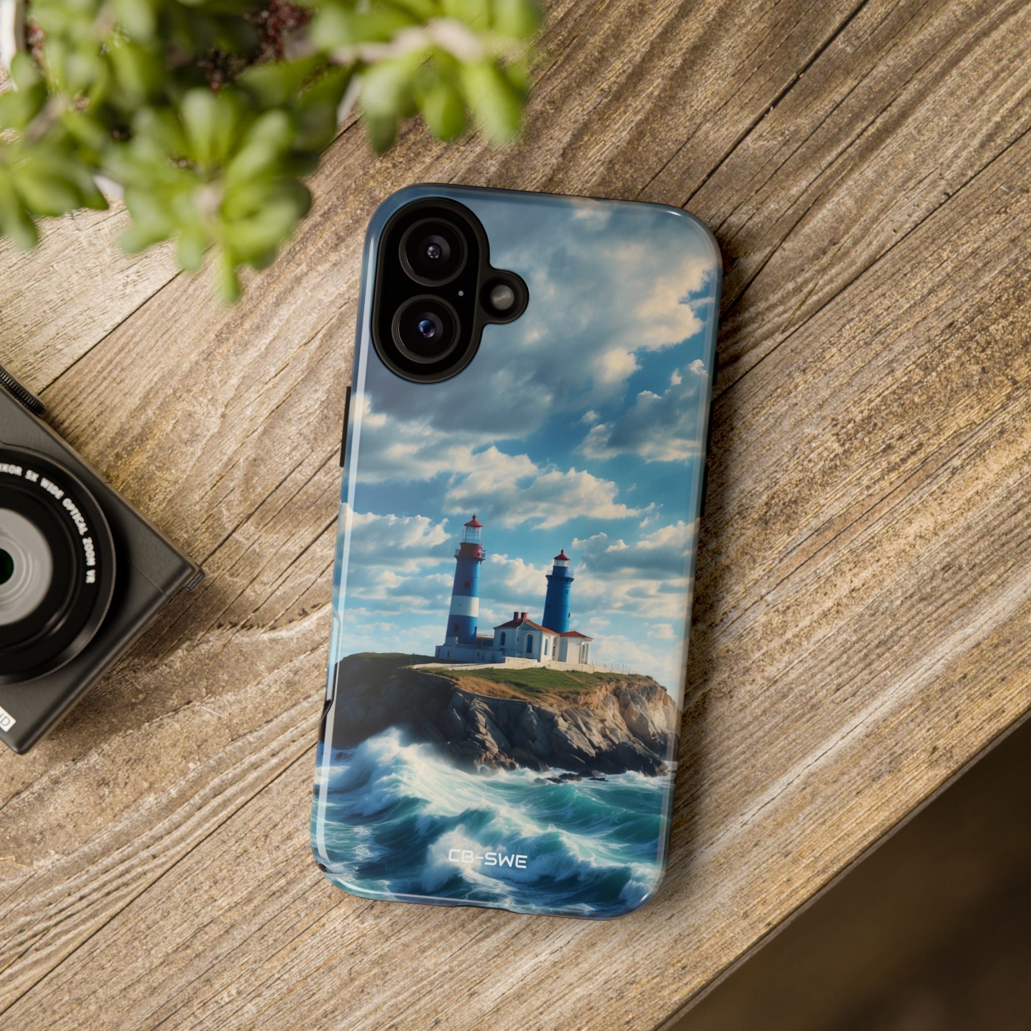 Lighthouse Guards Waves - iPhone Case
