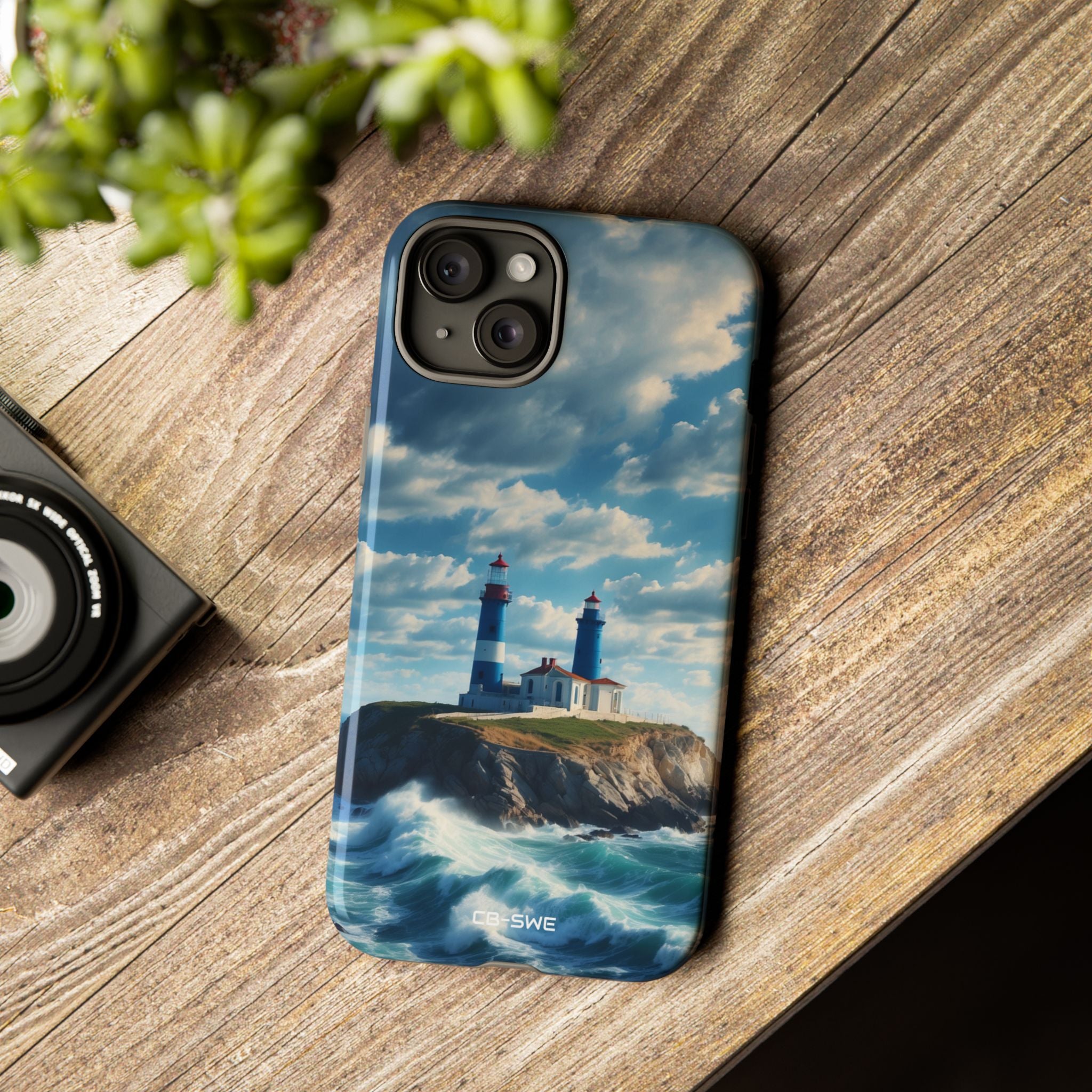 Lighthouse Guards Waves - iPhone Case