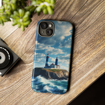 Lighthouse Guards Waves - iPhone Case