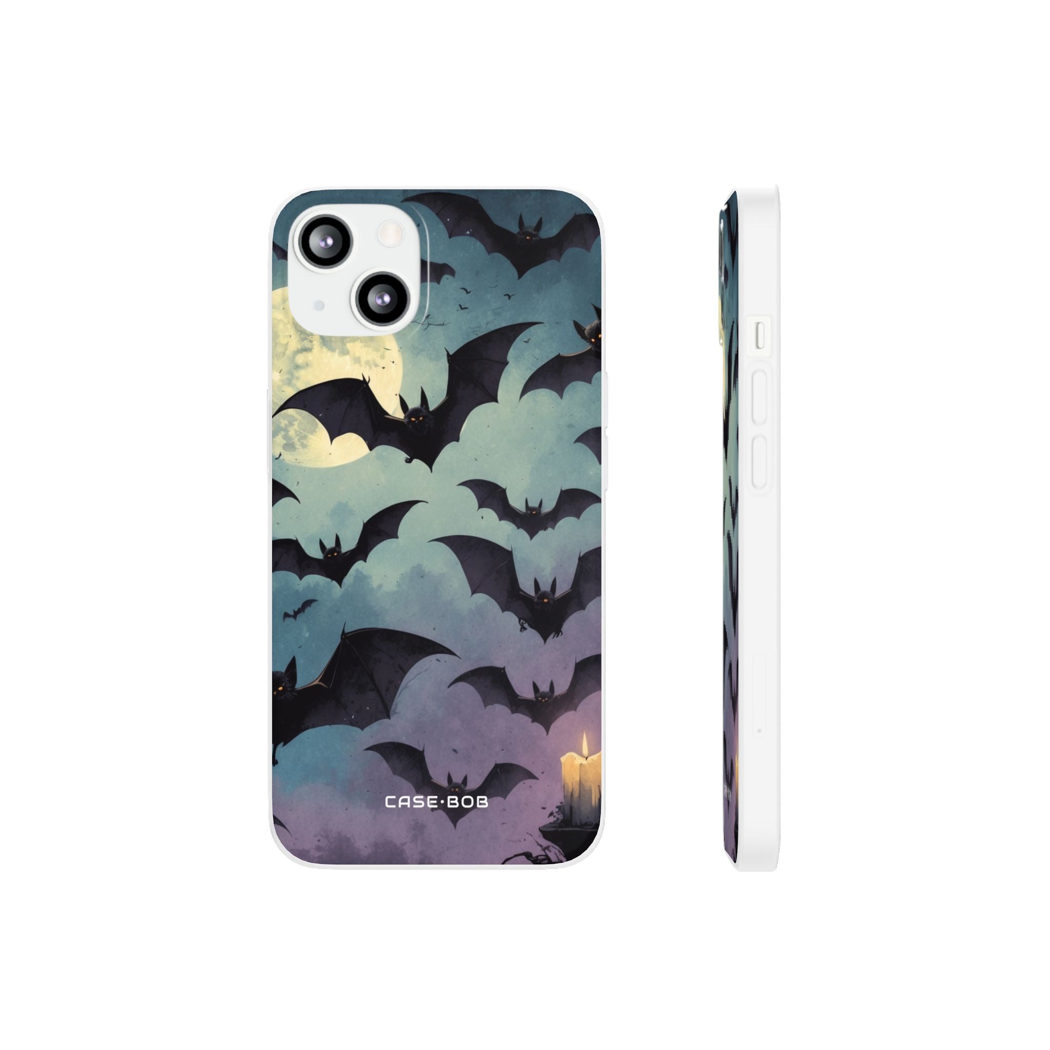 Glowing Bat Swarm iPhone 13 - Soft