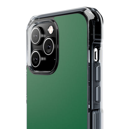 Dark Spring Green - Clear Impact Case for iPhone