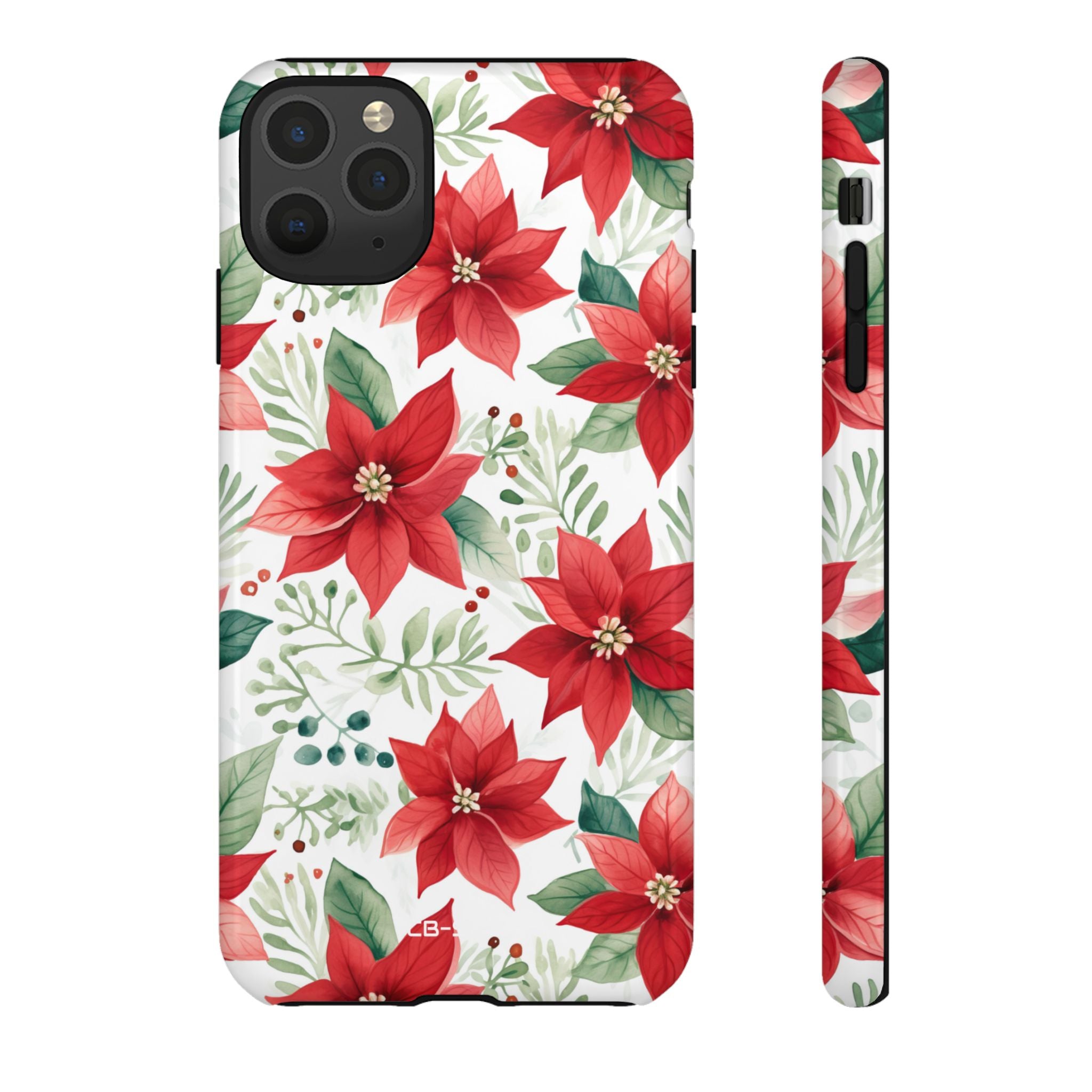Poinsettias Bloom Bright - iPhone Case
