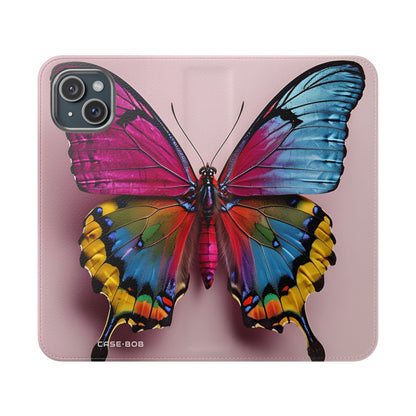 Vibrant Monarch - iPhone 15 Plus Case - Wallet