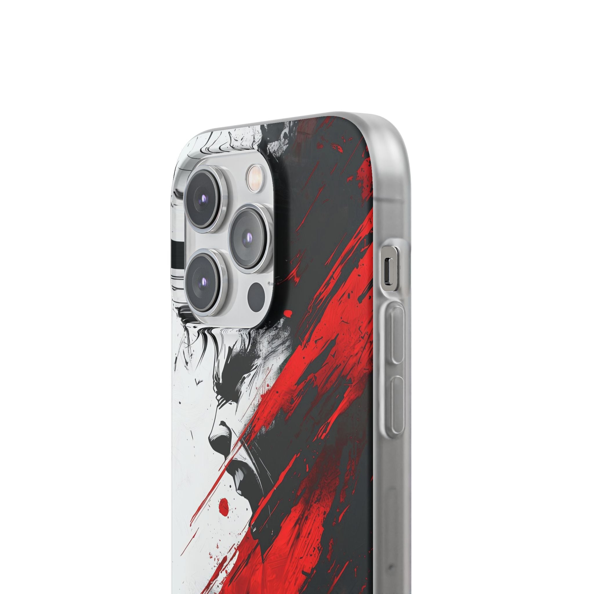 Yelling Profile Burst iPhone 14 Pro Case - Soft