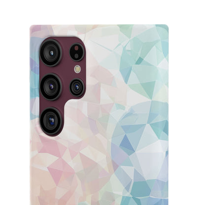 Pastel Geometry Background - Slim Samsung S22 Phone Case