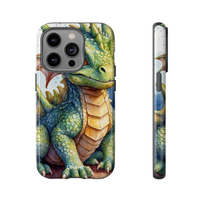 Green Dragon Smiles - iPhone Case