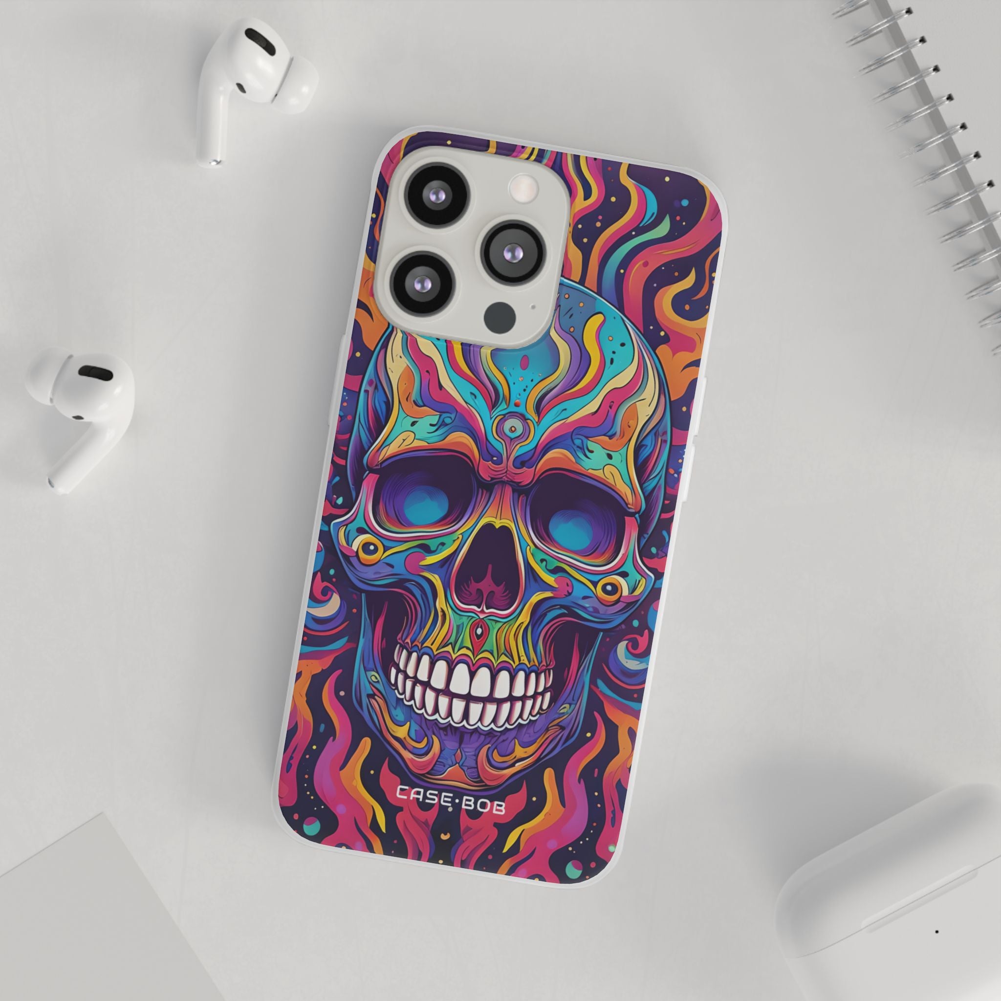 Flaming Skull iPhone 13 Pro - Soft