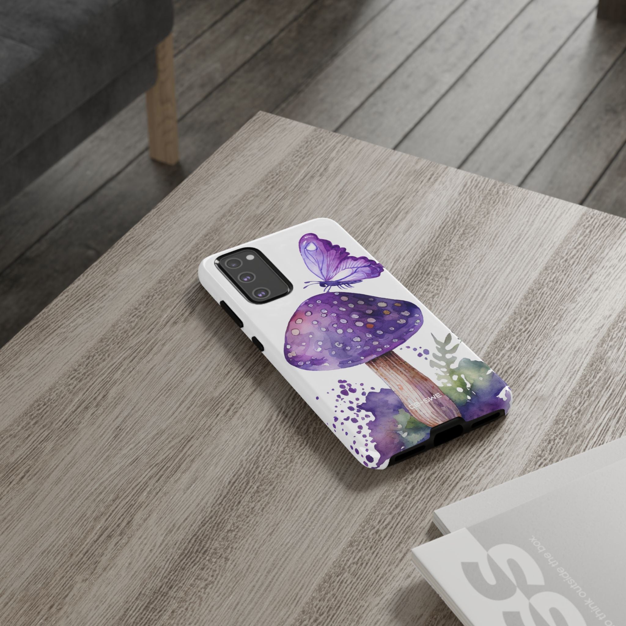 Whimsical Butterfly Perch - Samsung Case