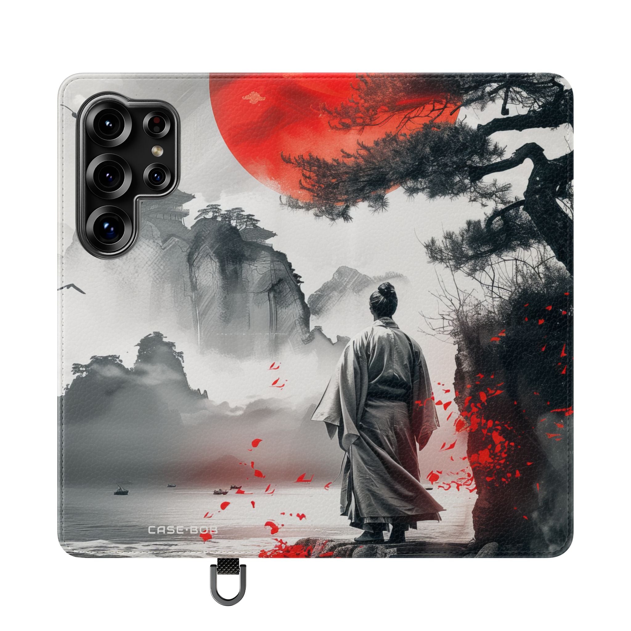 Red Sun Serenity - Samsung S25 Ultra Case - Wallet