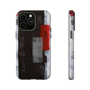 Red Accent Art - Protective Phone Case