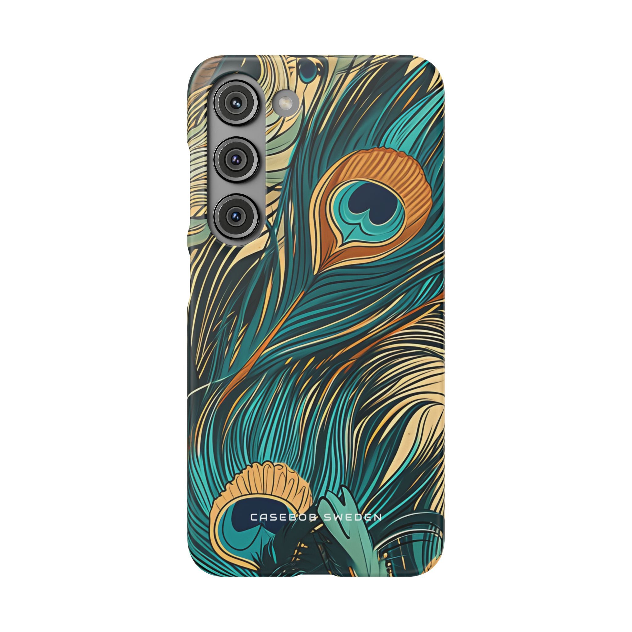 Art Nouveau Peacock Elegance Samsung S23 - Slim Phone Case