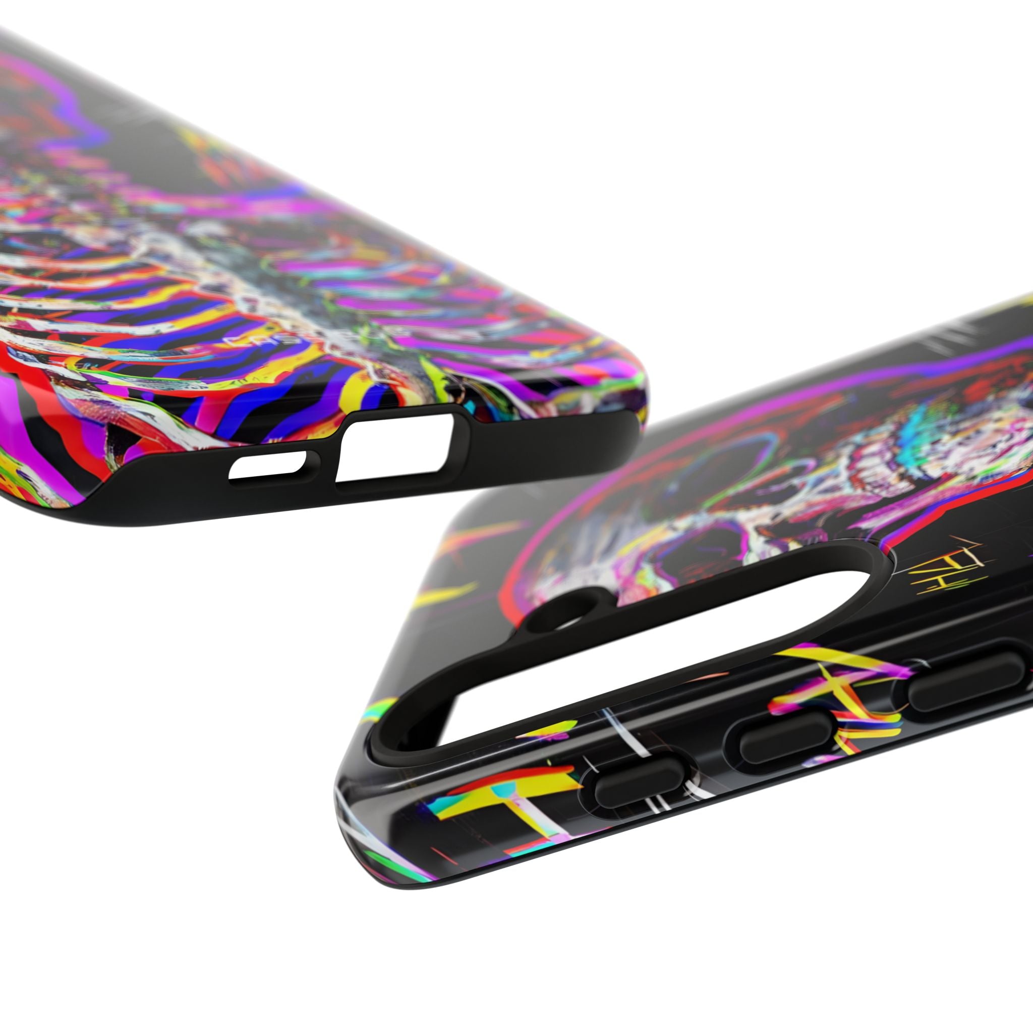 Neon Skeleton Laugh Samsung S24 Plus Case - Tough