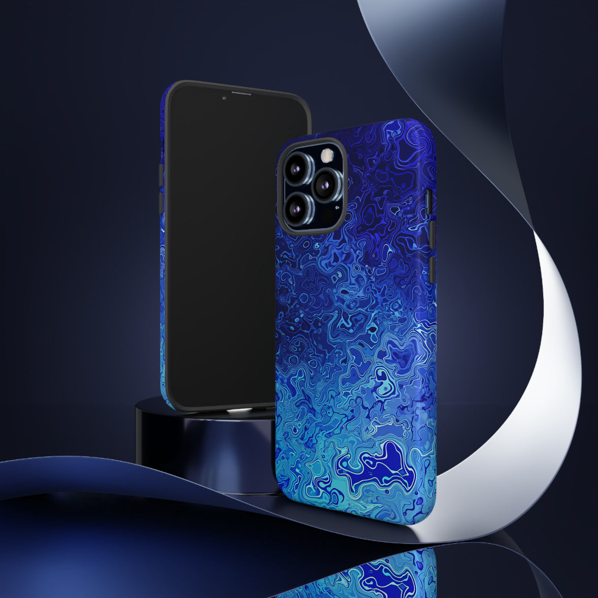 AI Fusion: Metallic Gradient - Protective Phone Case