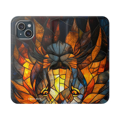 Flame Lion - iPhone 15 Case - Wallet