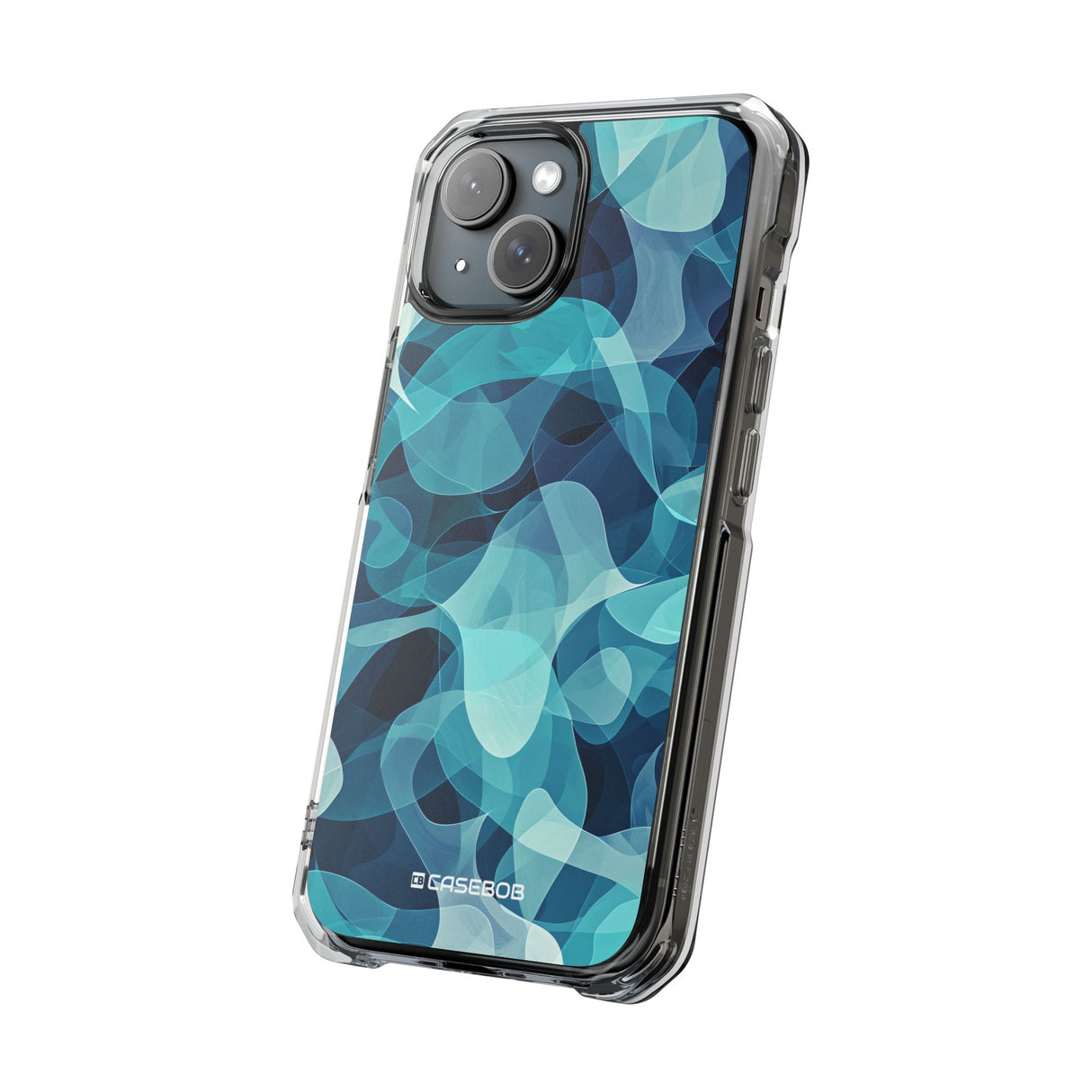 Cool Tones Showcase | Handyhülle für iPhone (Clear Impact Case – magnetisch)