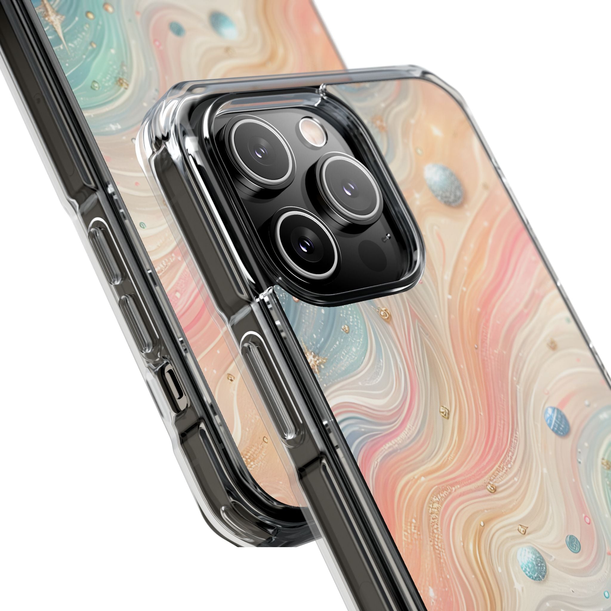 Iridescent Swirls iPhone 14 Pro Max Case - Impact