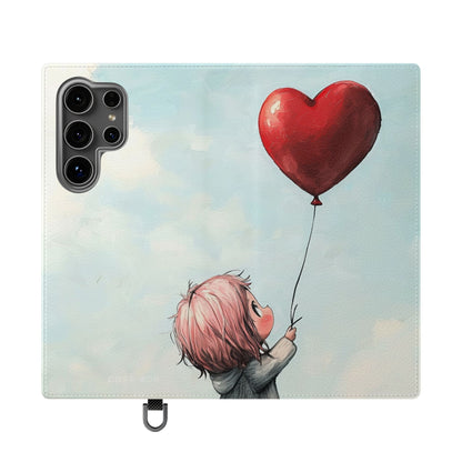 Heart Balloon Whimsy - Samsung S24 Ultra Case - Wallet