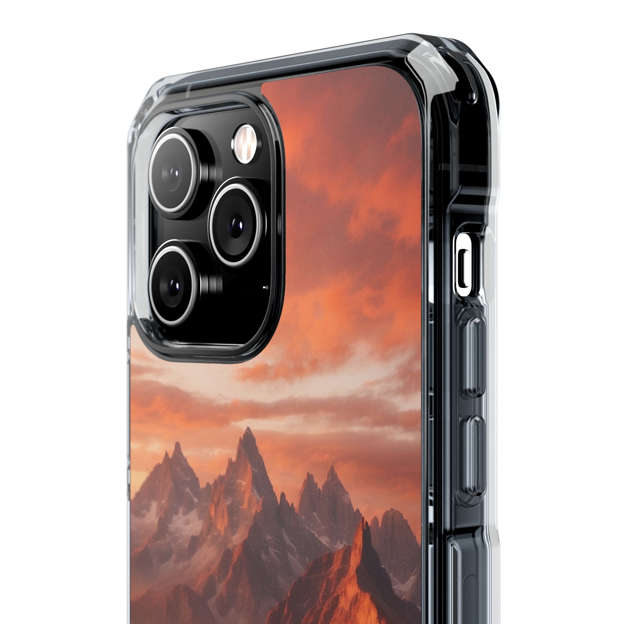 Mountain Peaks Glowing iPhone Case - Impact