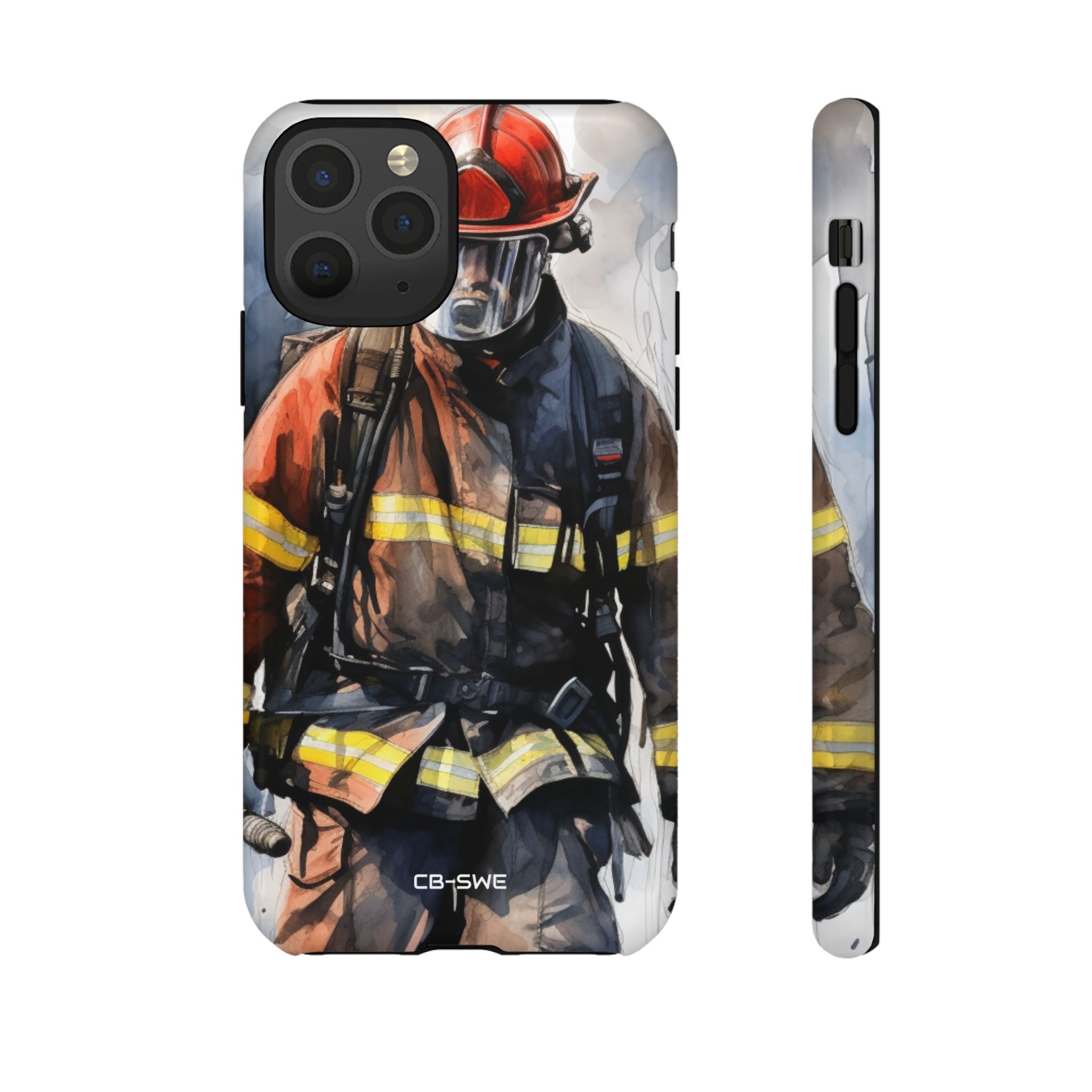 Firefighter In Motion - iPhone Case