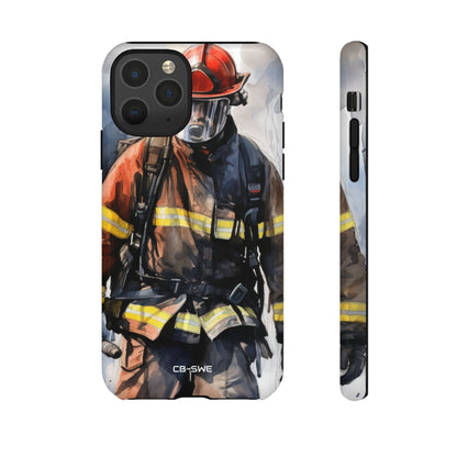 Firefighter In Motion - iPhone Case