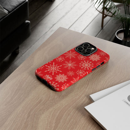 Snowflakes Dance Bright - iPhone Case