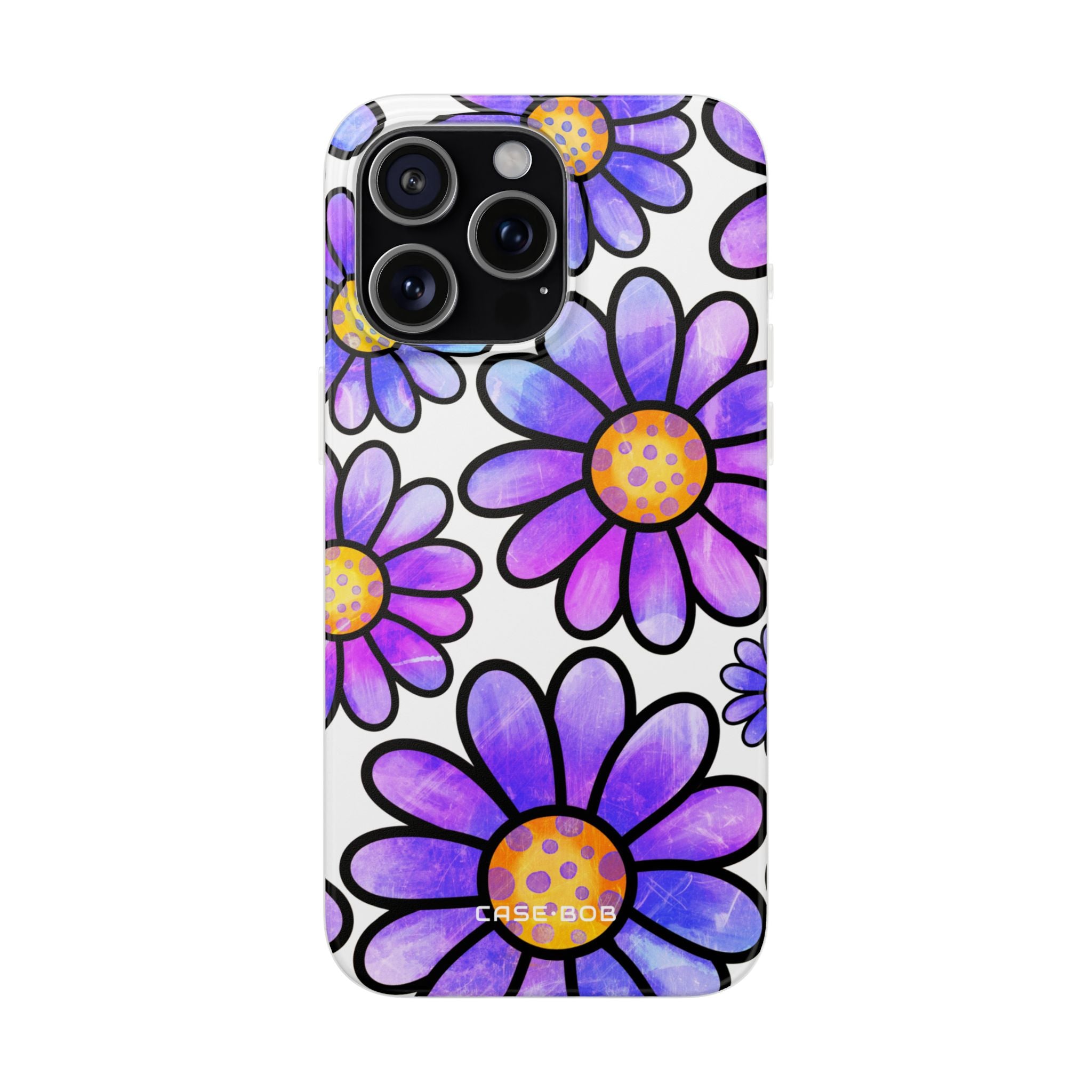 Polka Dot Blooms iPhone 15 Pro Max Case - Soft