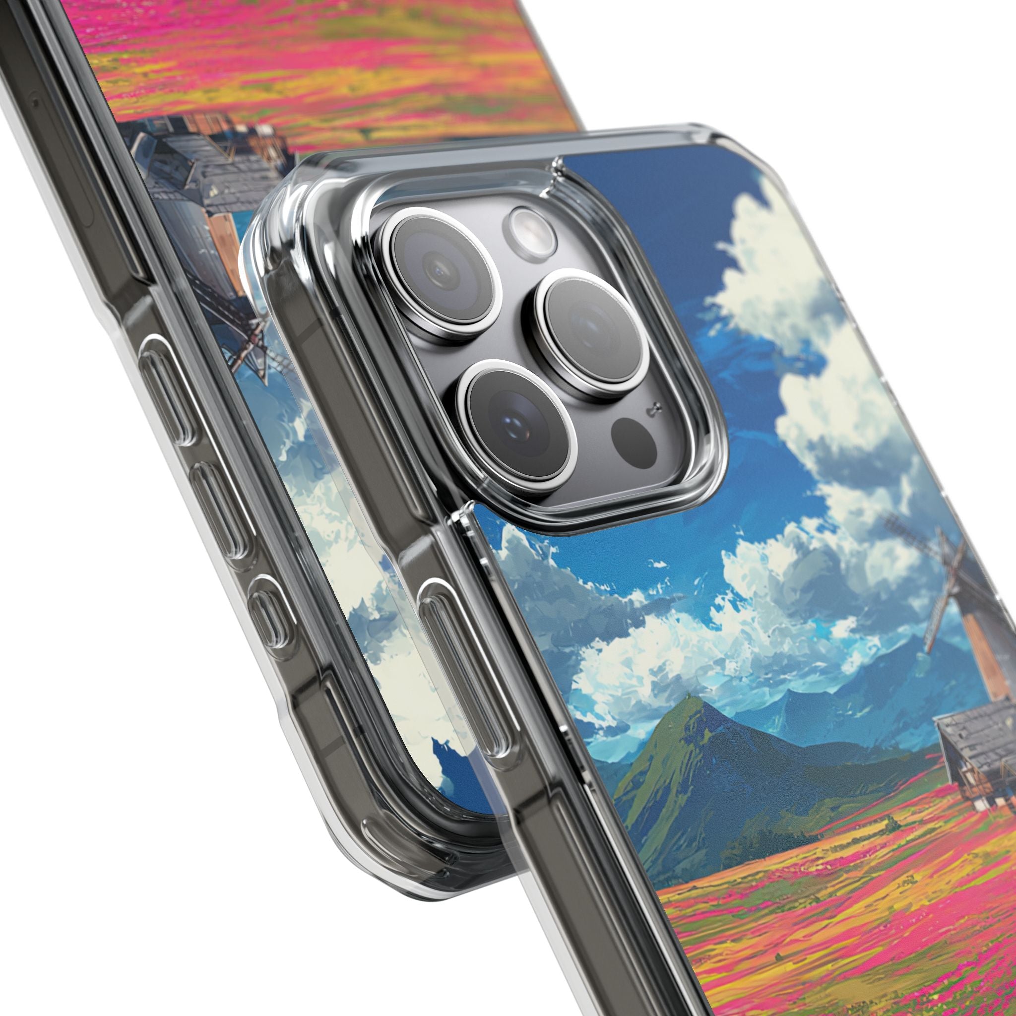 Impressionistic Summer Windmill iPhone Case - Impact