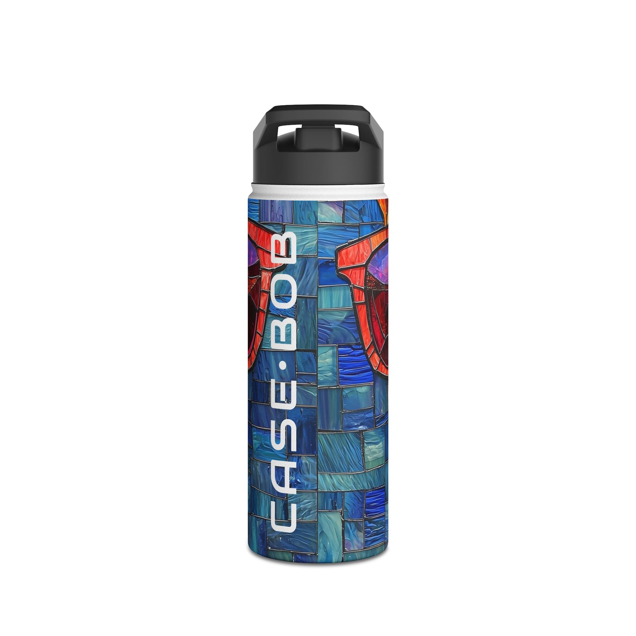 Sunglass Llama Mosaic - Stainless Steel Water Bottle