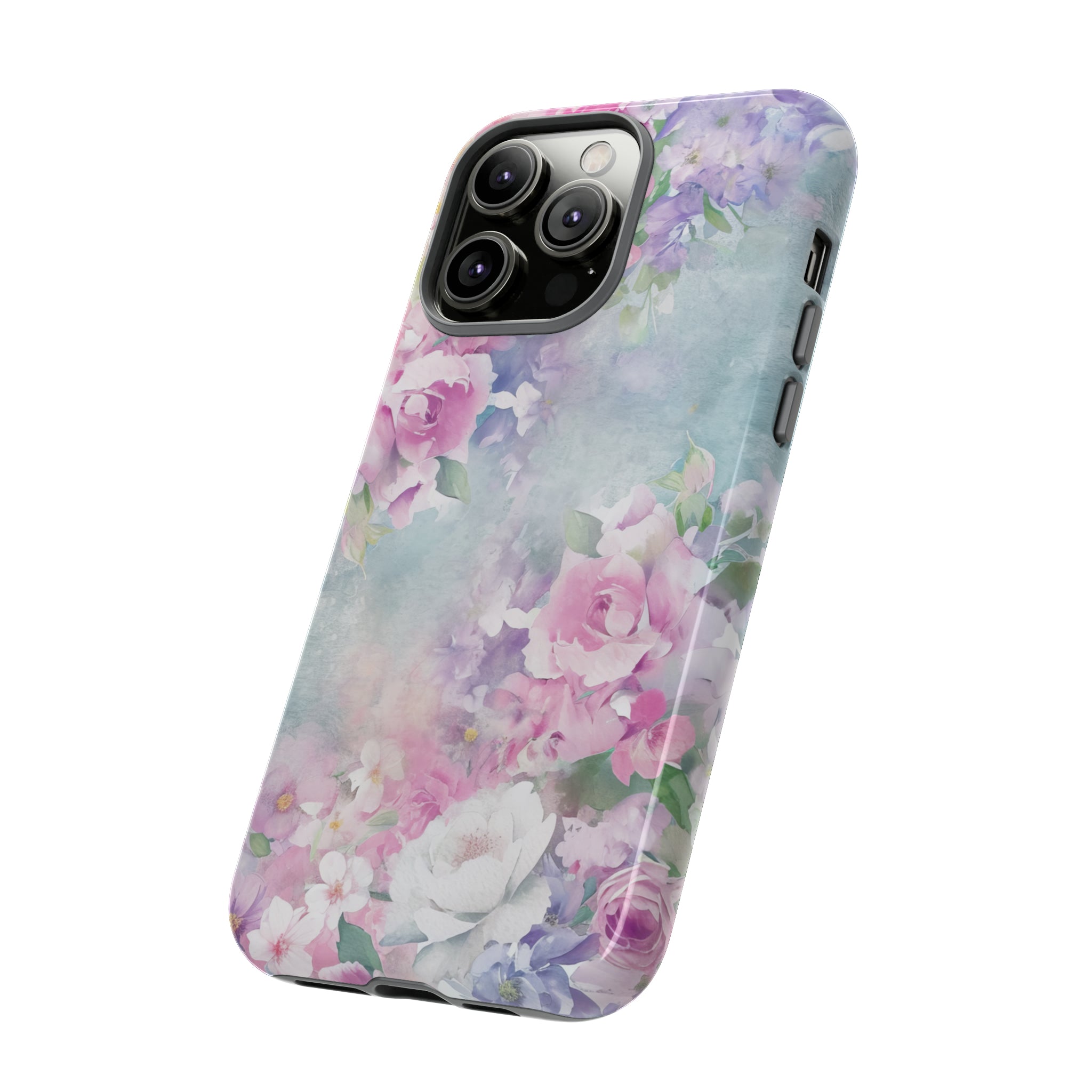 Floral Pastel Whisper - Protective Phone Case