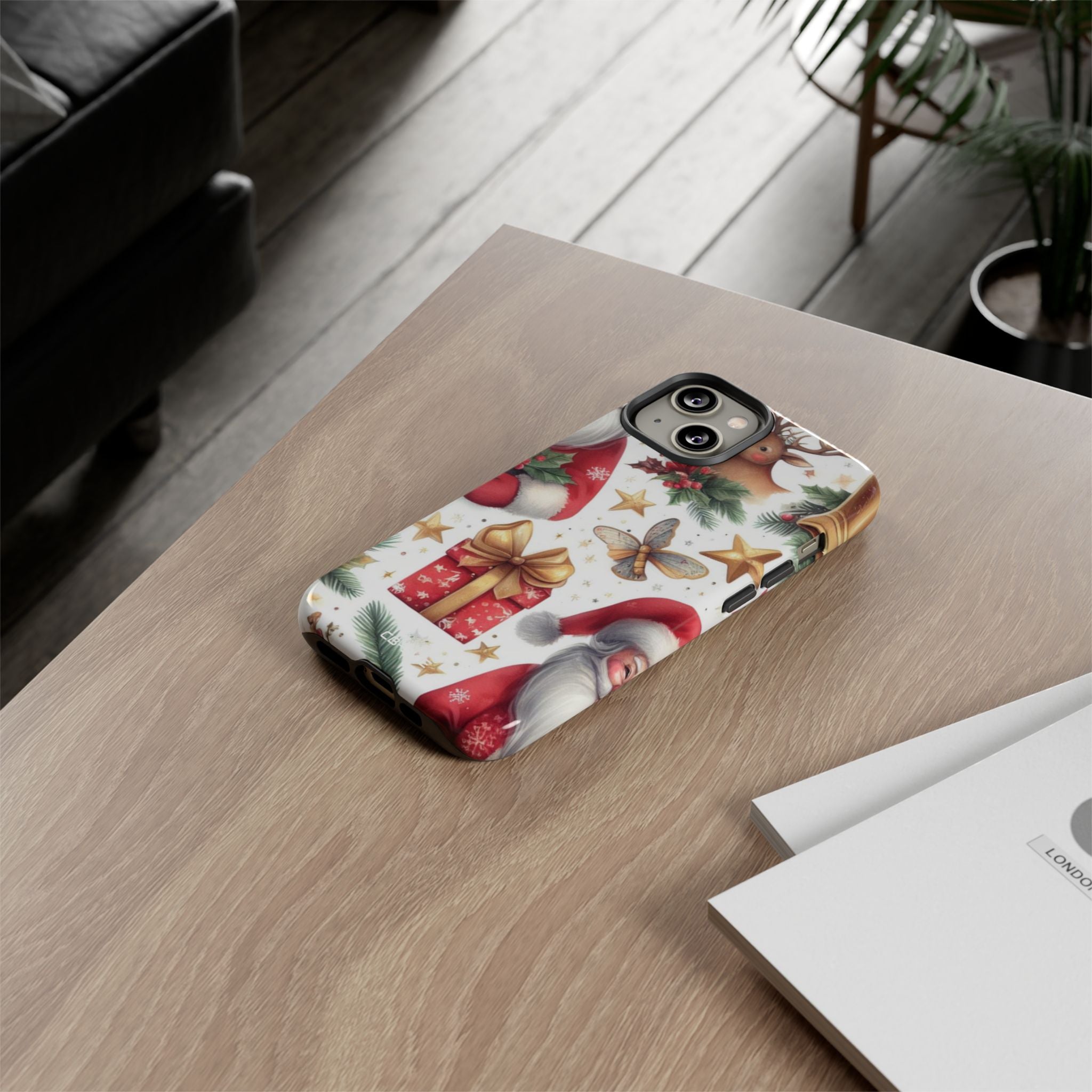 Joyful Santa Delivers - iPhone Case