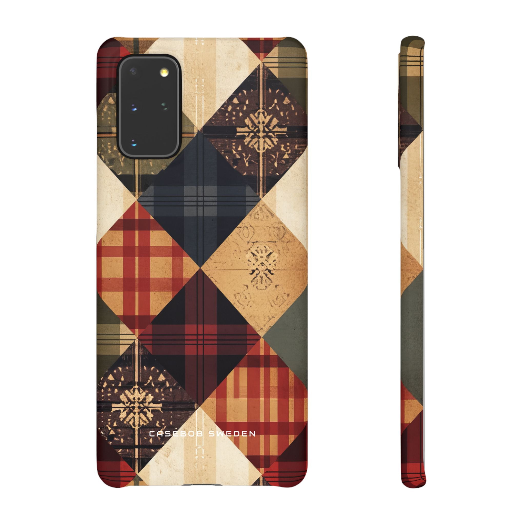 Rustic Geometric Patchwork Harmony Samsung S20 - Slim Phone Case