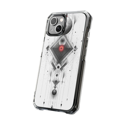 Red Geometry Harmony - Phone Case for iPhone