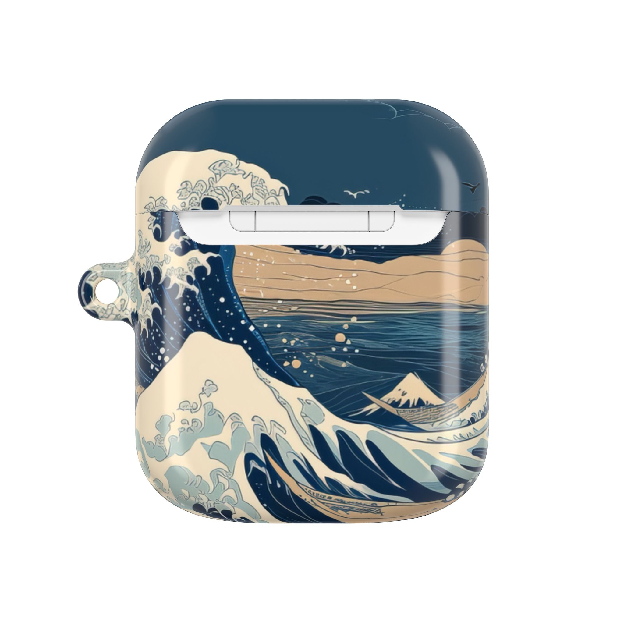 Cresting Navy Wave - AirPods Case