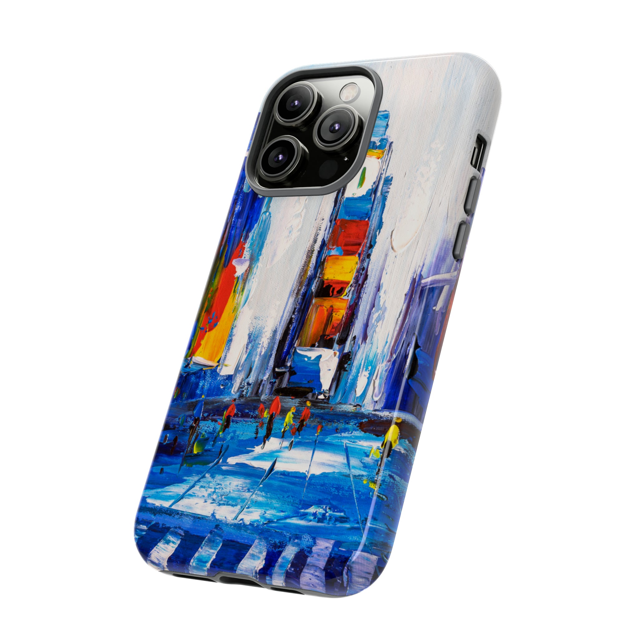 Oil Painting - City View of New York - Protective Phone Case