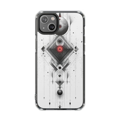 Red Geometry Harmony - Phone Case for iPhone