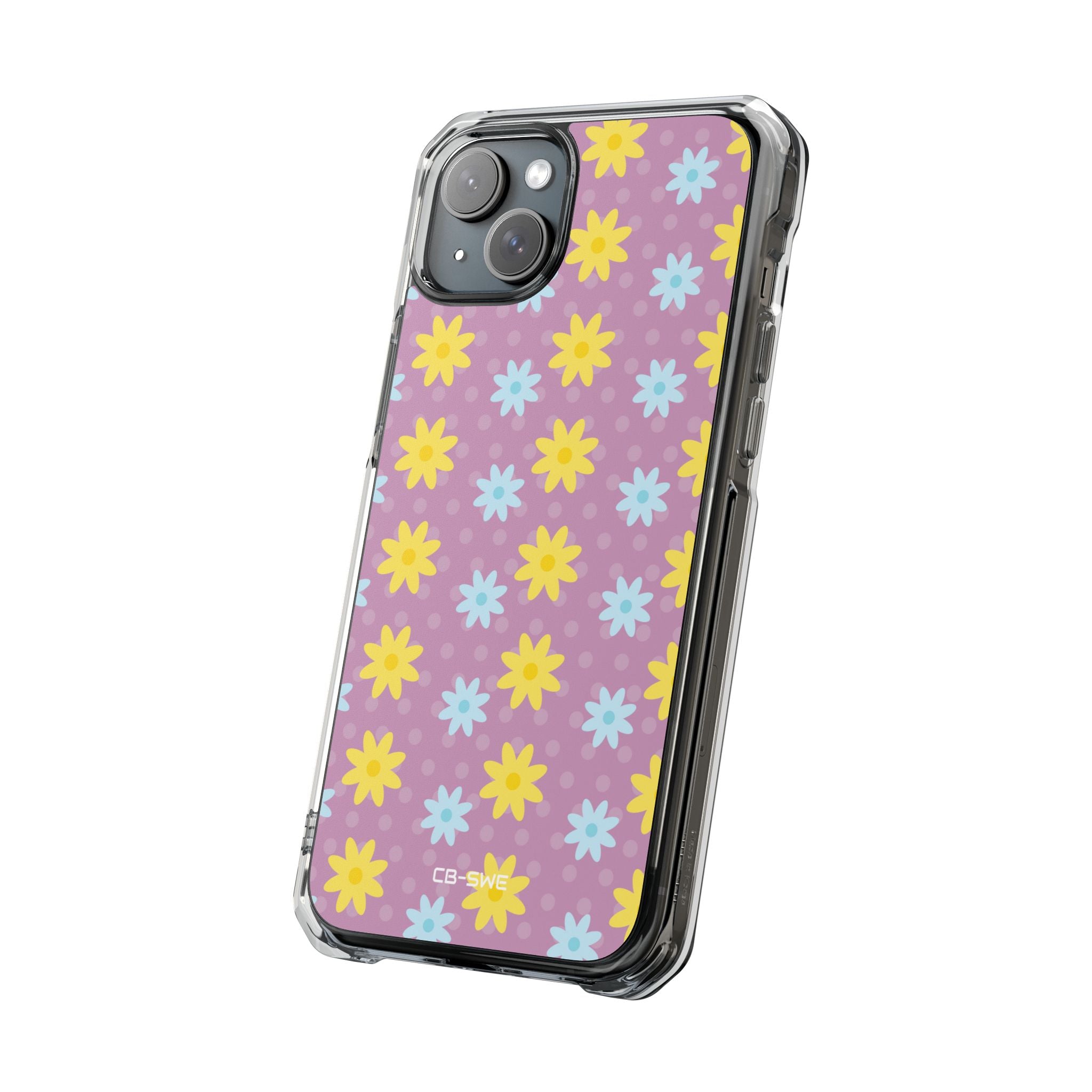 Flower Dots Dance iPhone Case - Impact