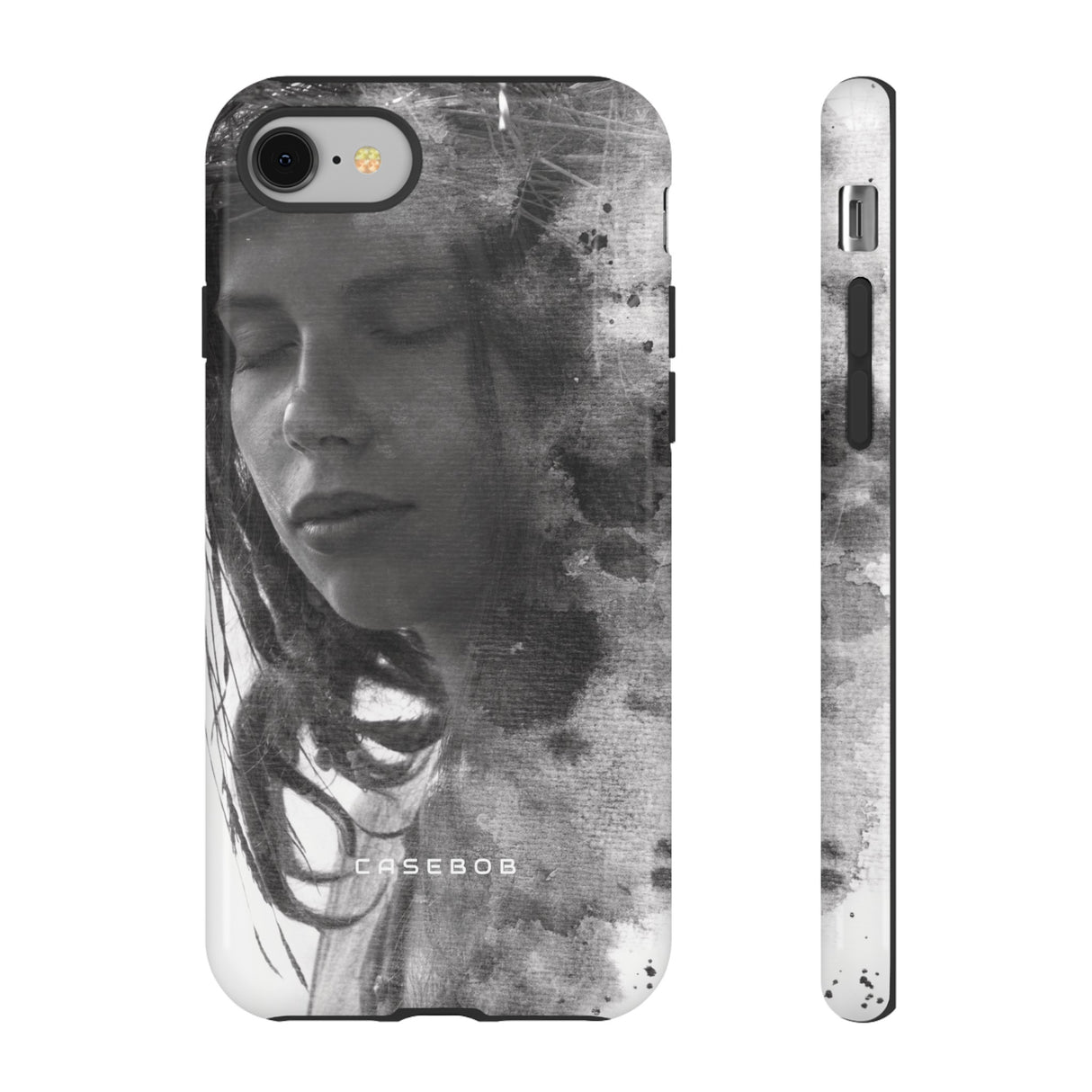 Portrait Lady Phone Case - Protective Phone Case