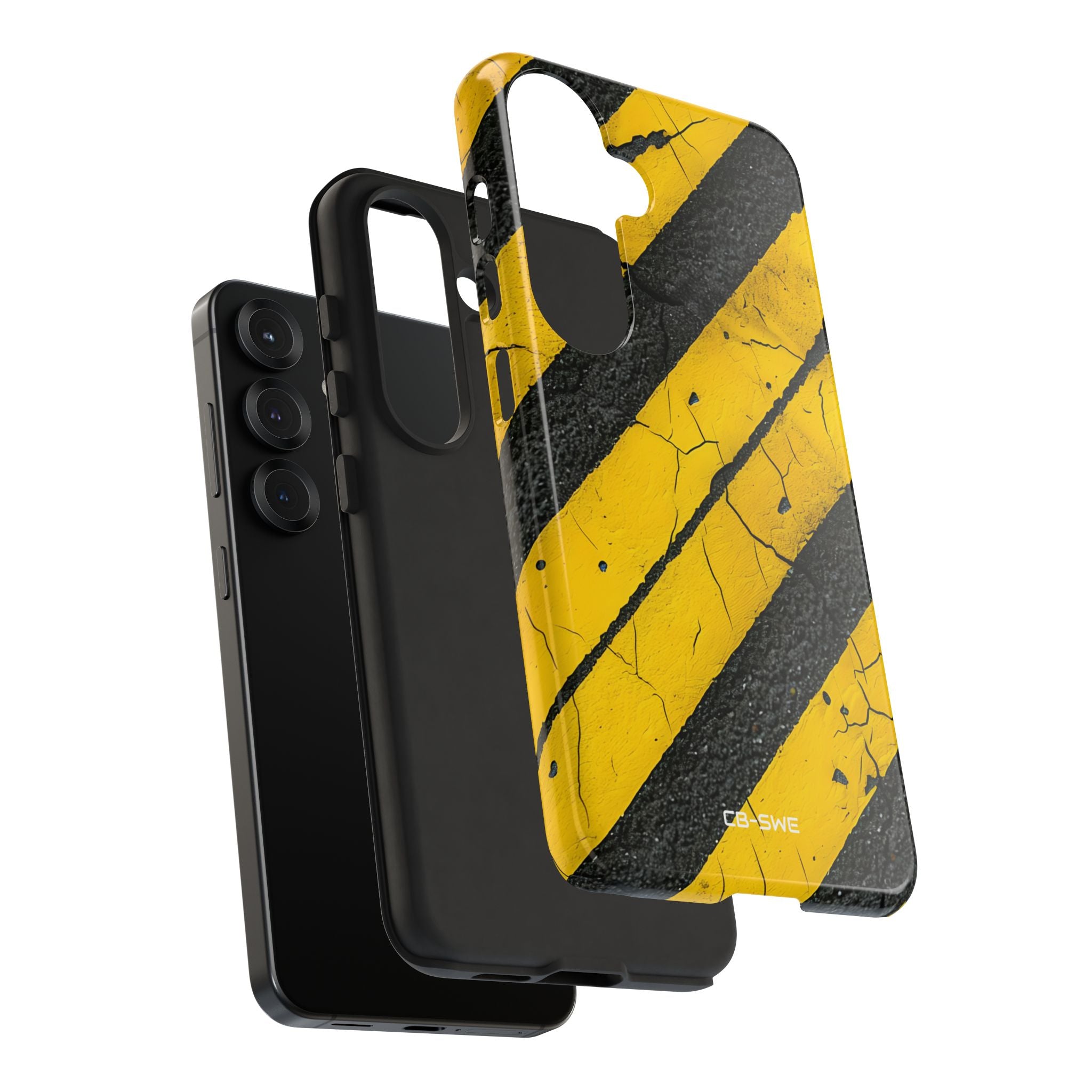 Cracked Hazard Lines - Samsung Case