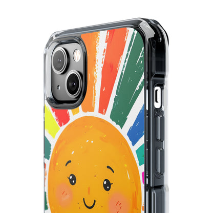 Radiant Smiling Sun iPhone Case - Impact