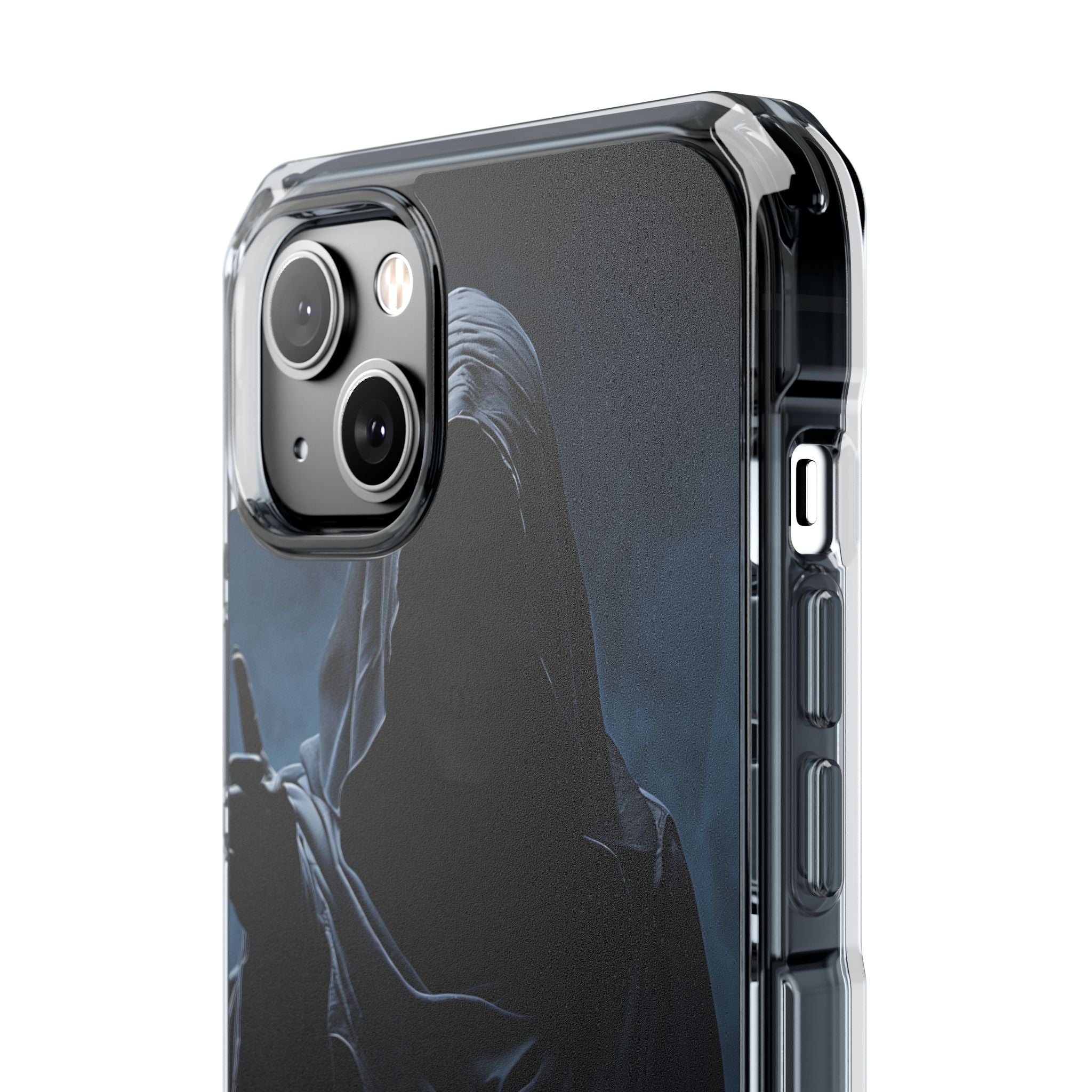 Spectral Guardian Warning iPhone Case - Impact