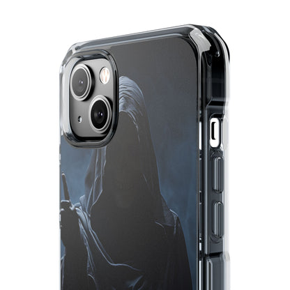 Spectral Guardian Warning iPhone Case - Impact