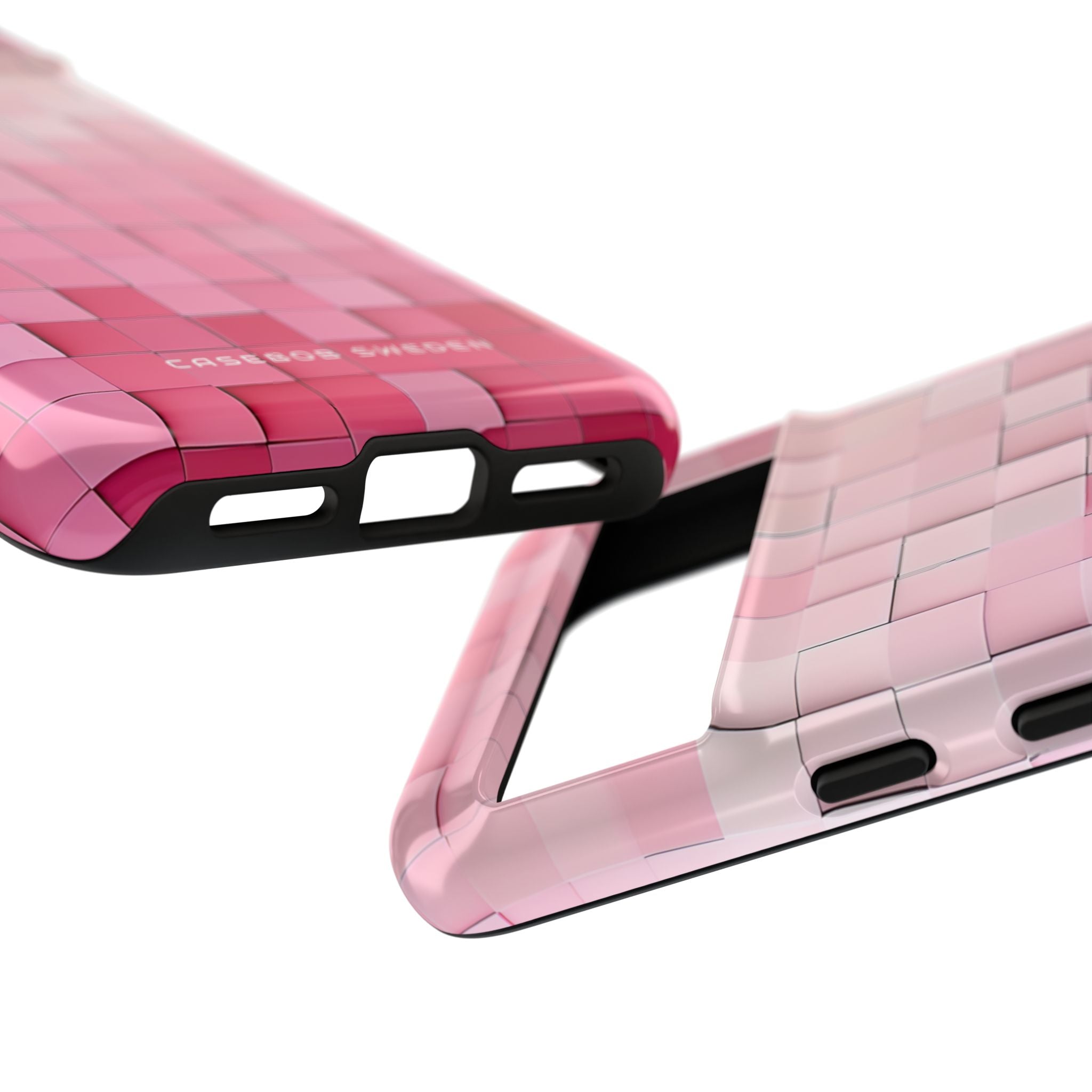 Gradient Pink Mosaic Google Pixel 8 - Tough Phone Case